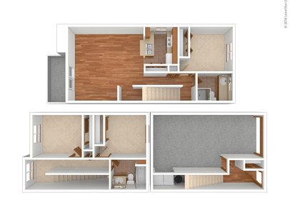 The Westminster: Beds - 3: Baths - 2: SqFt Range - 1270 to 1270