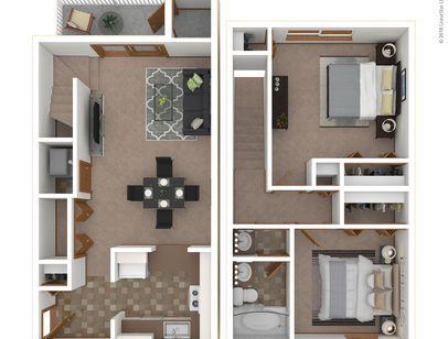 Rainier: Beds - 2: Baths - 1: SqFt Range - 846 to 846