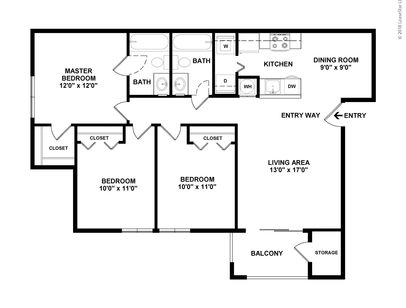 Rosewood: Beds - 3: Baths - 2: SqFt Range - 1117 to 1117