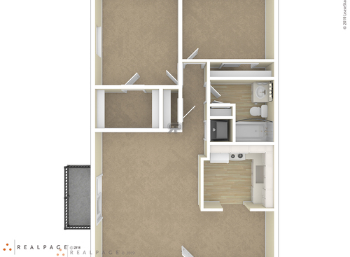 Magnolia: Beds - 2: Baths - 1: SqFt Range - 915 to 915