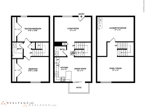 Sequoia: Beds - 2: Baths - 1.5: SqFt Range - 1480 to 1480
