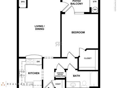 A1: Beds - 1: Baths - 1: SqFt Range - 754 to 754
