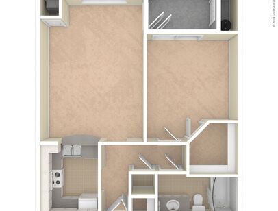 A1: Beds - 1: Baths - 1: SqFt Range - 754 to 754