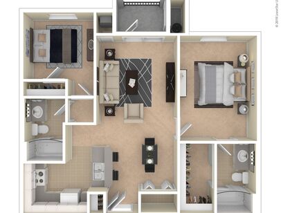 B2: Beds - 2: Baths - 2: SqFt Range - 982 to 982
