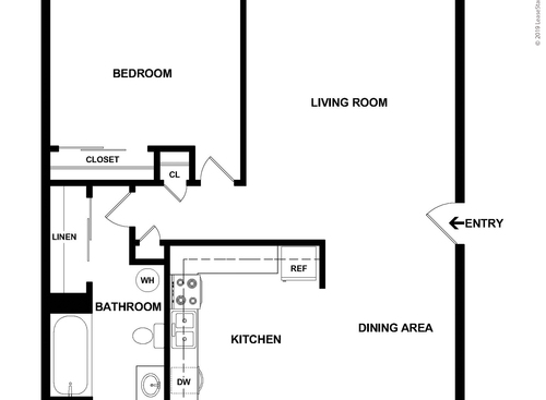 Coral Bay - 1x1 Canyon - 1 bed - 1 bath - 650 sf