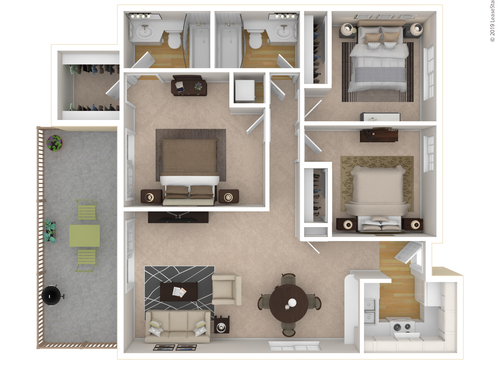 The Villages Of Monterey - Morgan Hill - 3 bed - 2 bath - 964 sf