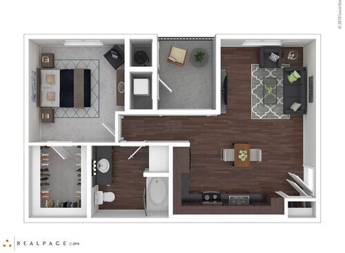 Bidwell Pointe - Elan - 1 bed - 1 bath - 772 sf