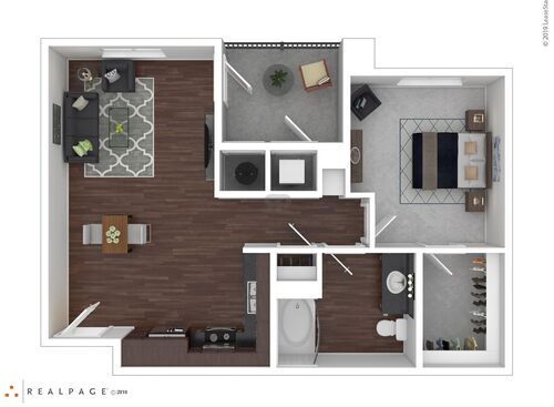 Bidwell Pointe - Allure - 1 bed - 1 bath - 693 sf