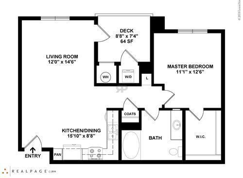Bidwell Pointe - Allure - 1 bed - 1 bath - 693 sf