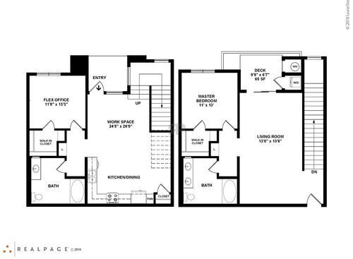 Bidwell Pointe - 2x2 Townhouse - 2 bed - 2 bath - 1638 sf