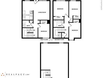 BRIDGTON PLACE TOWNHOMES - D1 - 4 bed - 2 bath - 800 sf
