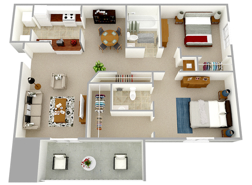 Grafton Station - The York - 2 bed - 1.5 bath - 900 sf