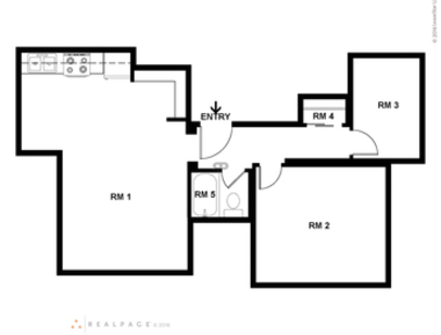 New Orleans - One Bedroom - 1 bed - 1 bath - 620 sf