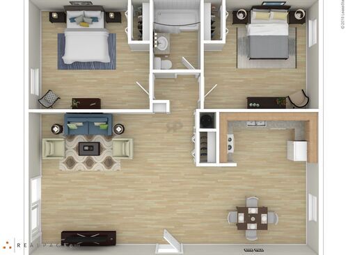 Sherwood Villa - 2 Bedroom, 1 Bathroom - 2 bed - 1 bath - 860 sf