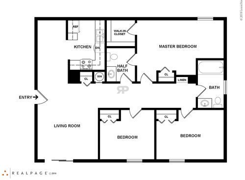 Sherwood Villa - 3 Bedroom, 1.5 Bathroom - 3 bed - 1.5 bath - 1090 sf