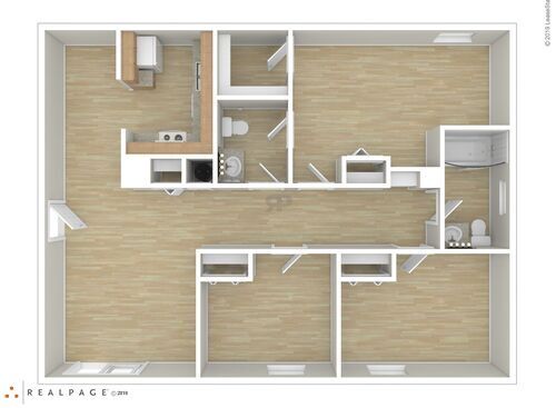 Sherwood Villa - 3 Bedroom, 1.5 Bathroom - 3 bed - 1.5 bath - 1090 sf