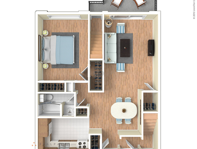 SDK Village Green LLC - 1 Bed 1 Bath Premium - 1 bed - 1 bath - 775 sf