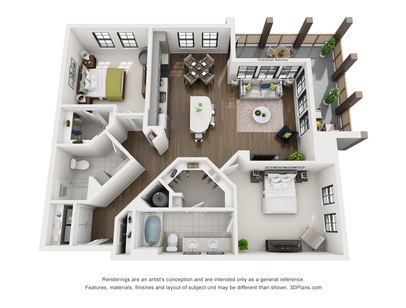 Lakewalk at Hamlin - Apopka - 2 bed - 2 bath - 1320 sf