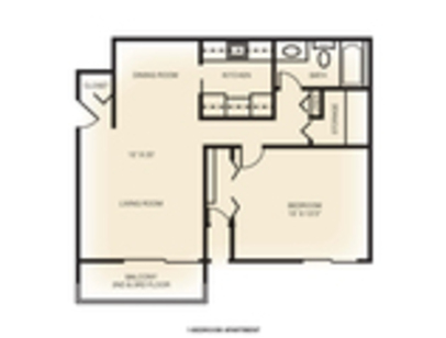 Brookdale Apartments - 1 Bed / 1 Bath - 1 bed - 1 bath - 700 sf