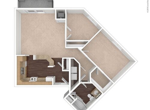 Willow: Beds - 2: Baths - 1: SqFt Range - 1130 to 1130