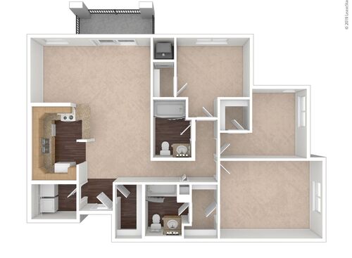 Arbor Vitae: Beds - 3: Baths - 2: SqFt Range - 1378 to 1378