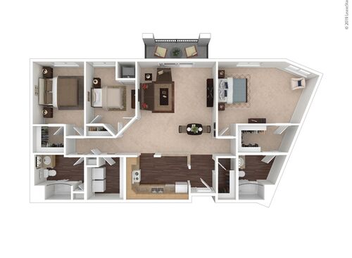 Redwood: Beds - 2: Baths - 2: SqFt Range - 1469 to 1469
