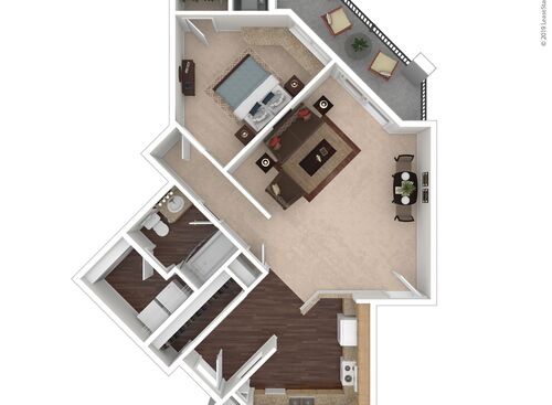 Sumac: Beds - 1: Baths - 1: SqFt Range - 852 to 852
