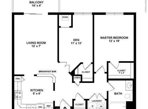 Juniper: Beds - 1: Baths - 1: SqFt Range - 970 to 970