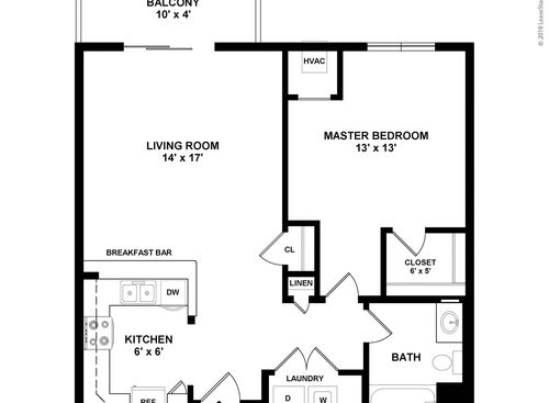 Maple: Beds - 1: Baths - 1: SqFt Range - 811 to 811
