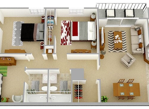 The Nottoway 3 Bedroom Apartment in Petersburg VA