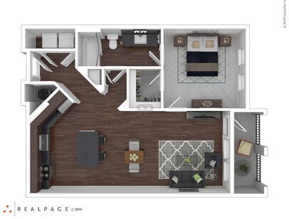 Lakewalk at Hamlin - Pearl - 1 bed - 1 bath - 786 sf
