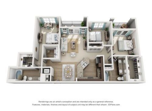Vail: Beds - 3: Baths - 2: SqFt Range - 1434 to 1434