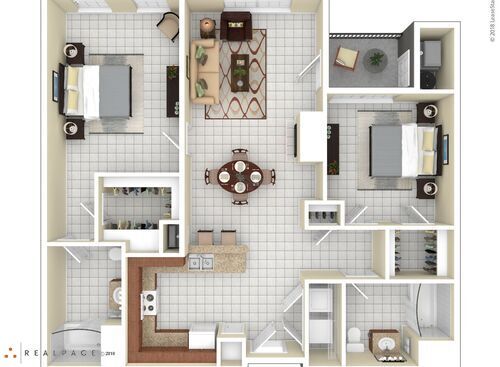 Hamilton Green - 2 Bedroom 2 Bath - 2 bed - 2 bath - 1090 sf