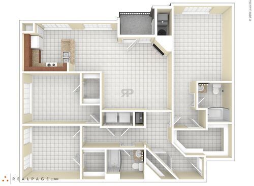 Hamilton Green - 3 Bedroom 2 Bath - 3 bed - 2 bath - 1392 sf