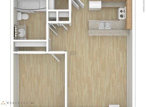 Fernwood Apartments - 1B - 1 bed - 1 bath - 580 sf