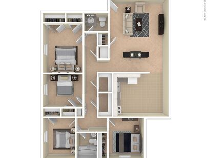 Laketree Manor - 4 Bedroom, 1.5 Bath - 4 bed - 1.5 bath - 1103 sf