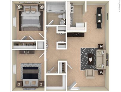 Laketree Manor - 2 Bedroom, 1 Bath - 2 bed - 1 bath - 723 sf