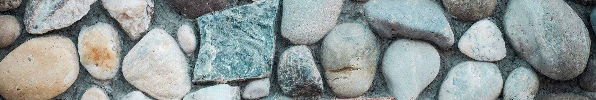 Dark blue and white rocks
