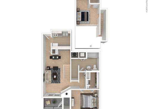 Park Terrace Apartments - The Beale - Upgrade - 1 bed - 1 bath - 970 sf