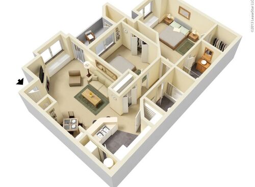 Viewpoint: Beds - 2: Baths - 2: SqFt Range - 1058 to 1058