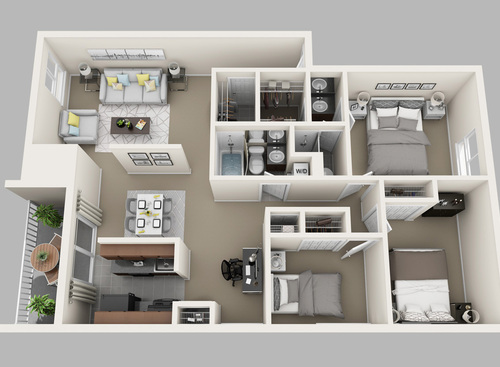 The Shore Break 3 Bedroom Apartment in Virginia Beach VA