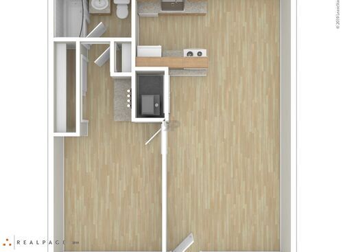 River Park - One Bedroom - 1 bed - 1 bath - 650 sf