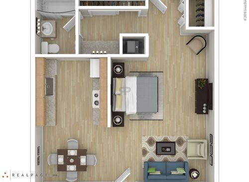 River Park - Studio - Studio bed - 1 bath - 600 sf