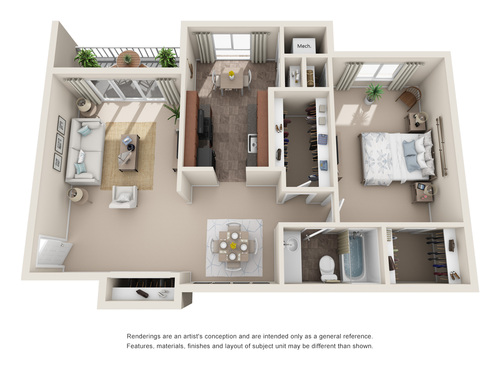 The Maury 1 Bedroom Apartment in Downtown Norfolk VA