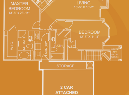 Mansions at Ivy Lake - Nottoway - 2 bed - 2 bath - 1325 sf