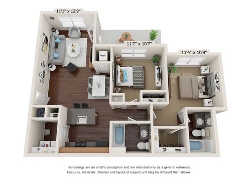 The North: Beds - 2: Baths - 2: SqFt Range - 5000 to 8000