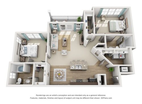 Antero: Beds - 2: Baths - 2: SqFt Range - 1255 to 1255