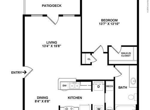 A1: Beds - 1: Baths - 1: SqFt Range - 770 to 770