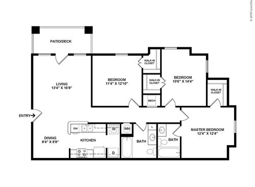 A1: Beds - 3: Baths - 2: SqFt Range - 1196 to 1196