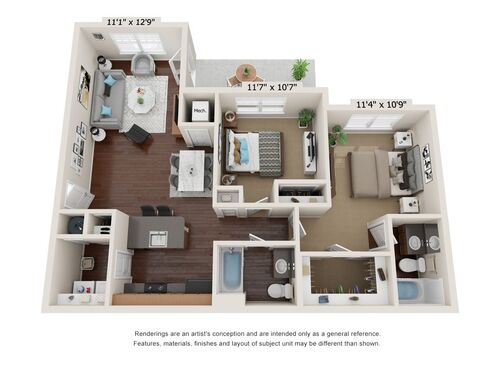 The East: 2 Bedroom Apartment in Gloucester VA